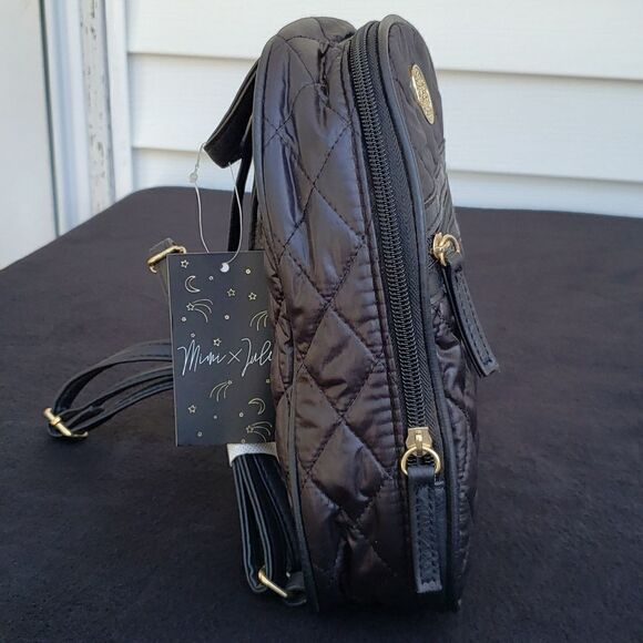 NWT Mimi X Jules Mimi & Jules Medium Quilted Backpack 9" x 8" - Picture 6 of 11